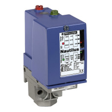 Реле тиску XMLC 300 бар - регульована шкала 2 пороги - 2 C/O, Telemecanique XMLC300D2S12