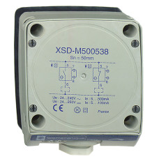 Індуктивний датчик XSD 80x80x40, пластик, Sn60мм, 24...240 В змінного струму, клеми, Telemecanique XSDA600519H7